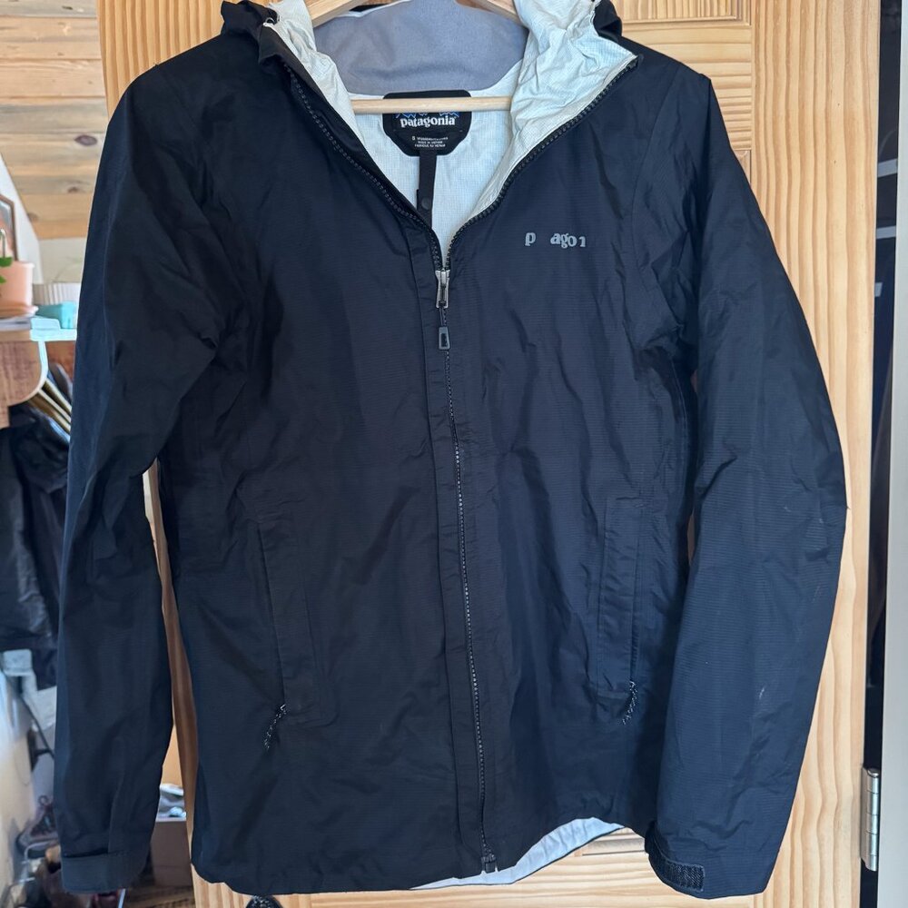 Patagonia Rain Jacket, Black, S